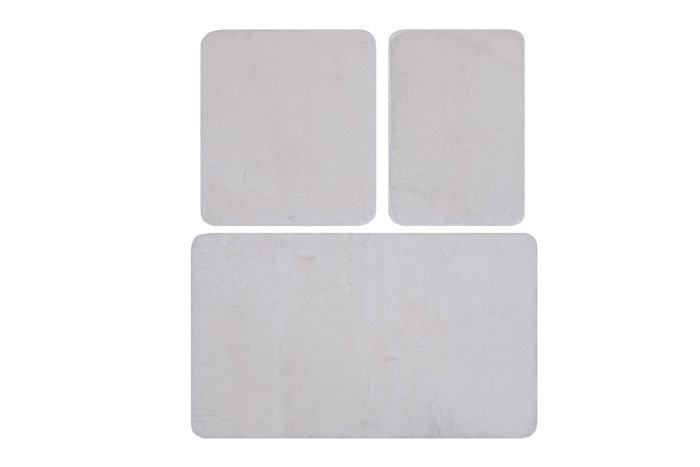 Mijölnir Havai Juego de Alfombras de Baño Acrílicas - Blanco Mijölnir Havai Juego de Alfombras de Baño Acrílicas - Blanco